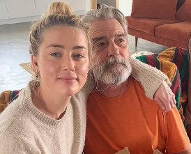 Amber Heard With Her Father