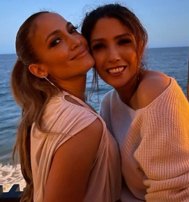 Jennifer Lopez With Her Sister