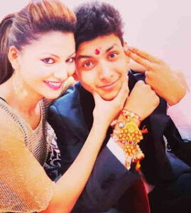 Urvashi Rautela With Her Brother