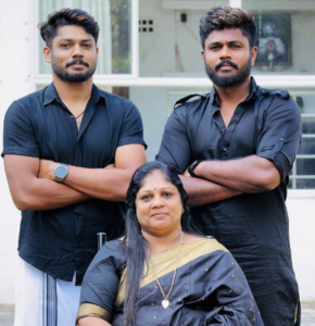 Lijy Viswanath With Her Sons