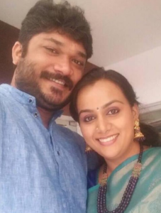 Revathi Suresh With Her Husband