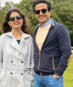 Amit Palwe With His Wife