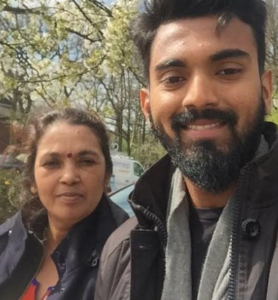 Rajeshwari Lokesh With Her Son