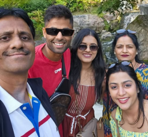 Ashok Kumar Yadav With His Family